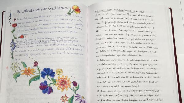 Handgeschrieben Bibel aus Österreich